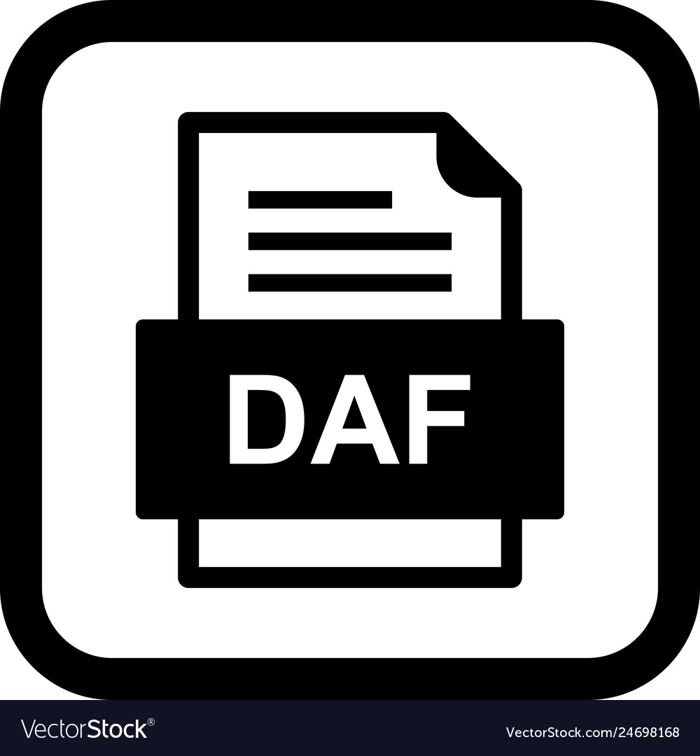 Daf file document icon