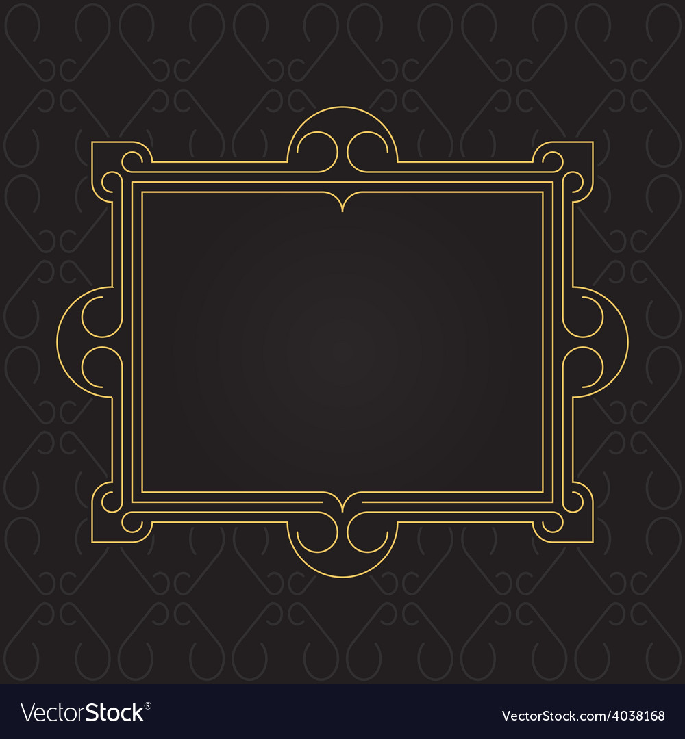 Elegant Frame Template with Pattern
