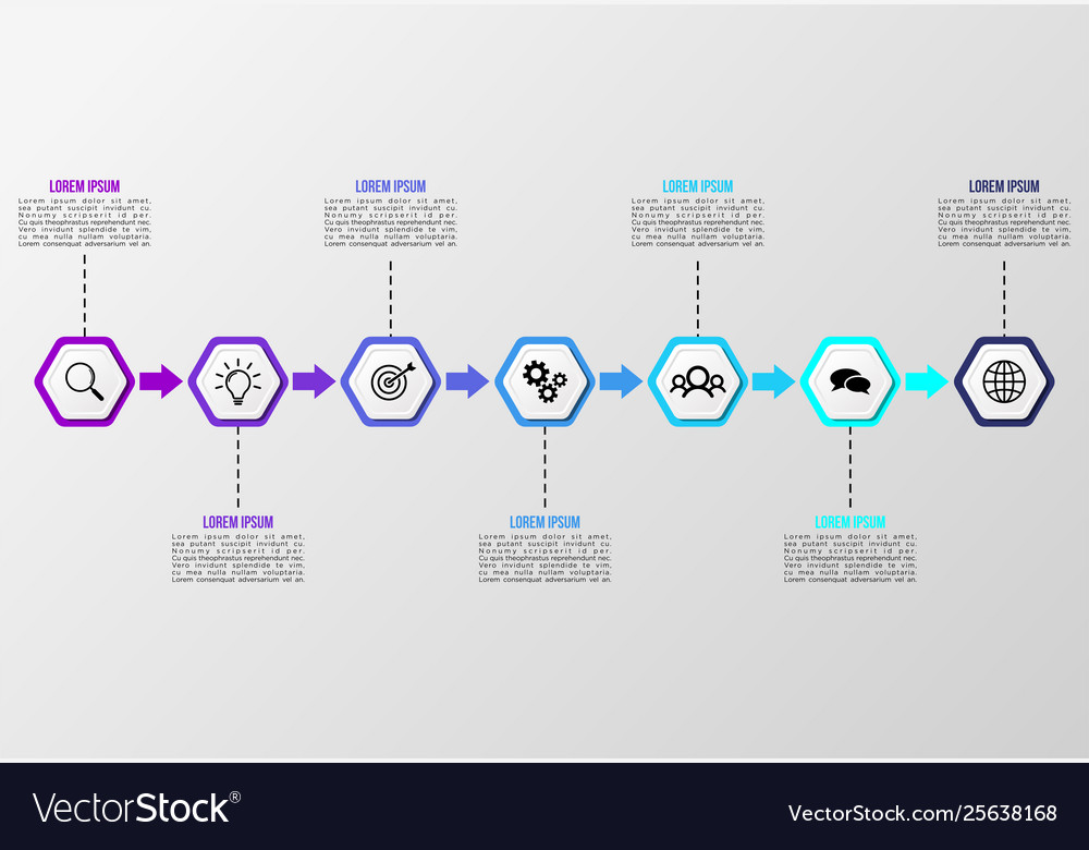 Infographic design template with options steps