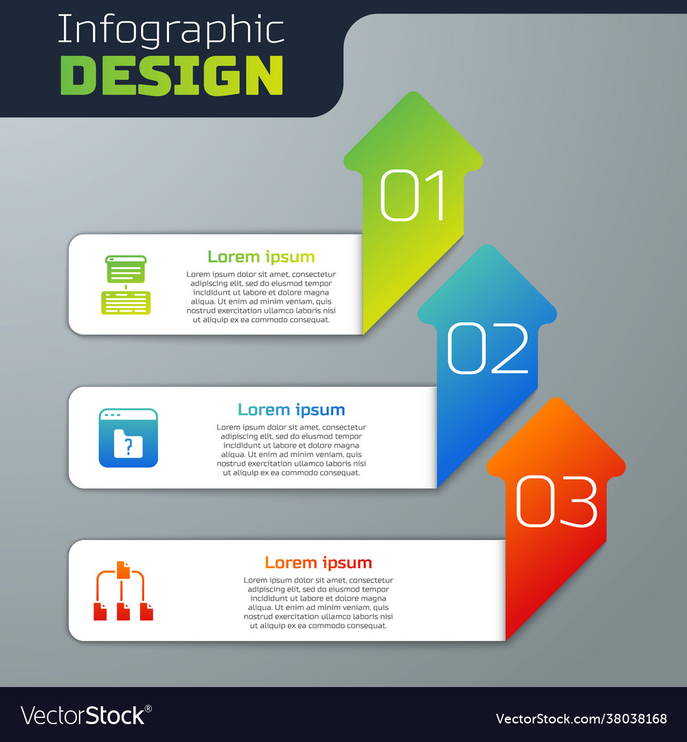 Set server data web hosting file missing Vector Image Set server data web hosting file missing