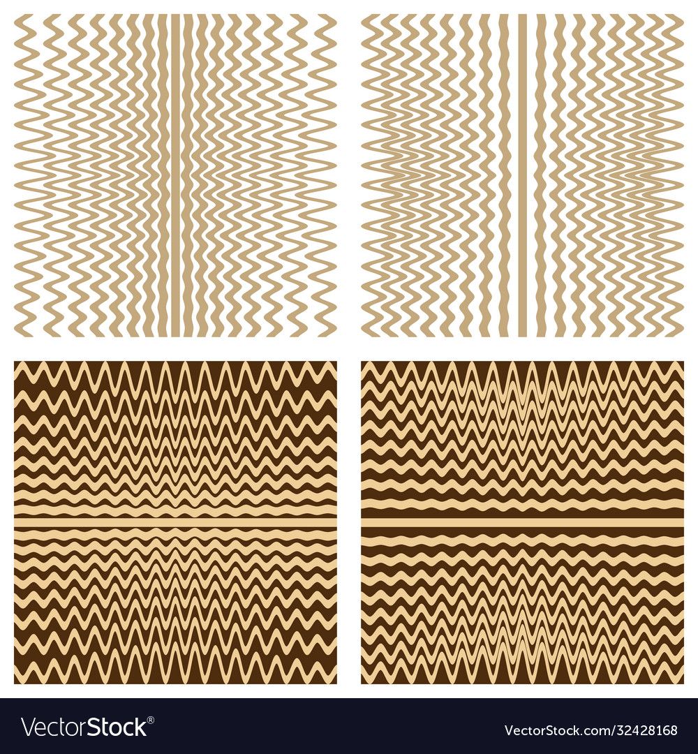 Set with rhythmic lines backgrounds Vector Image Set with rhythmic lines backgrounds