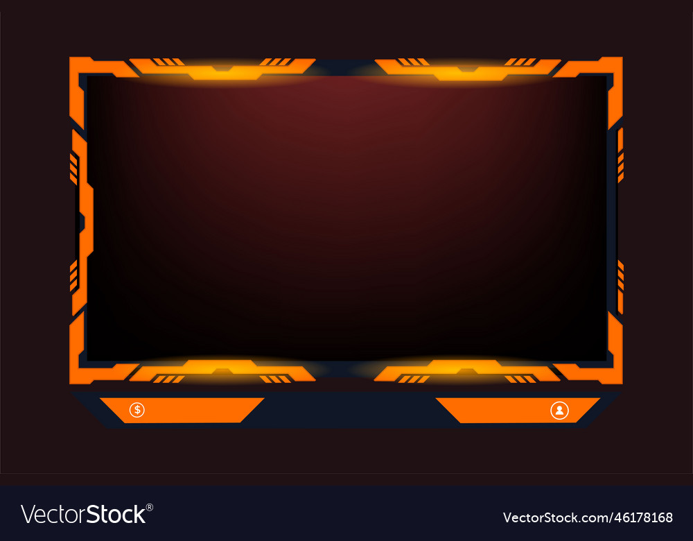 Streaming overlay frame and screen interface