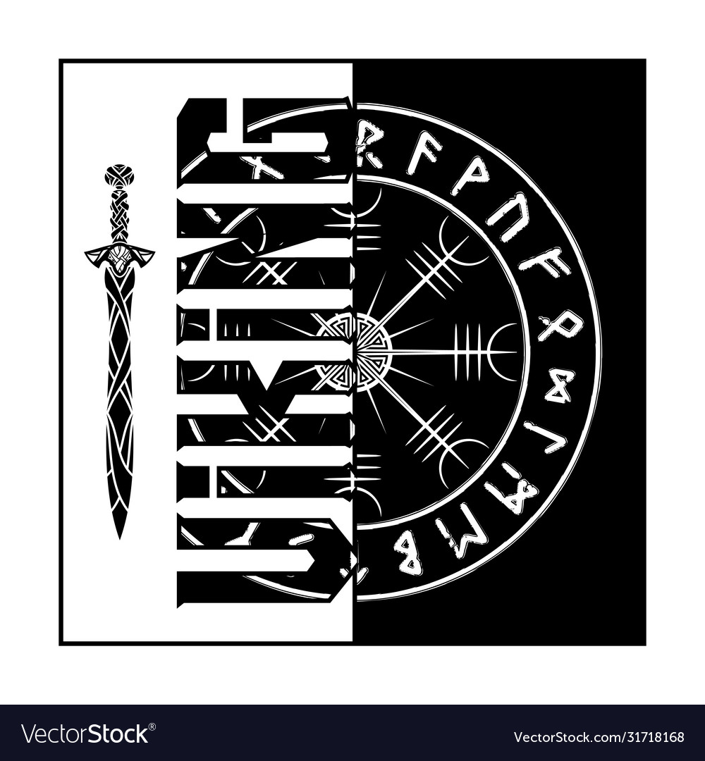 Vikingi Square 0003 Royalty Free Vector Image Vectorstock