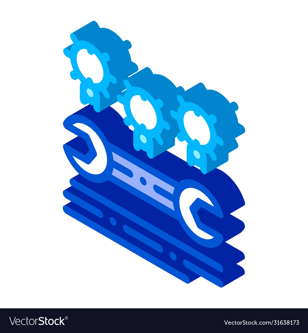 Bug beetle coding system isometric icon Vector Image Bug beetle coding system isometric icon