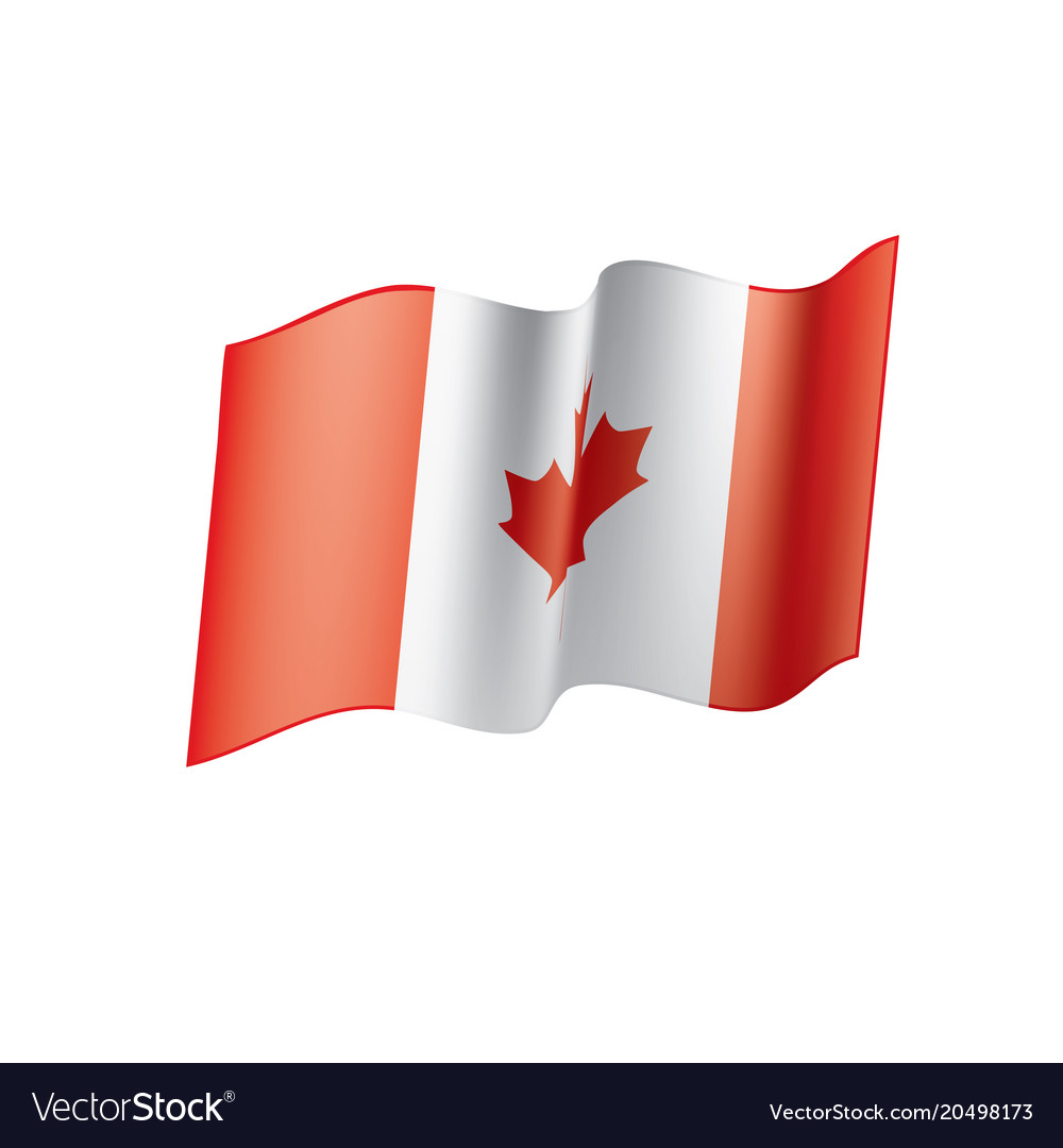 Canada flag Royalty Free Vector Image - VectorStock