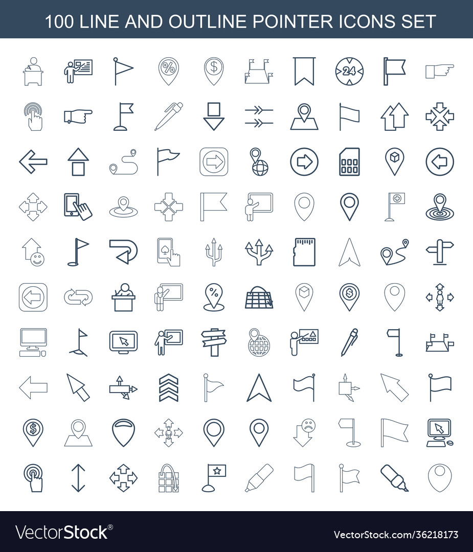 Pointer icons