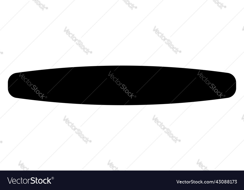 Simple abstract distorted deformed geometric shape vector image Simple abstract distorted deformed geometric shape
