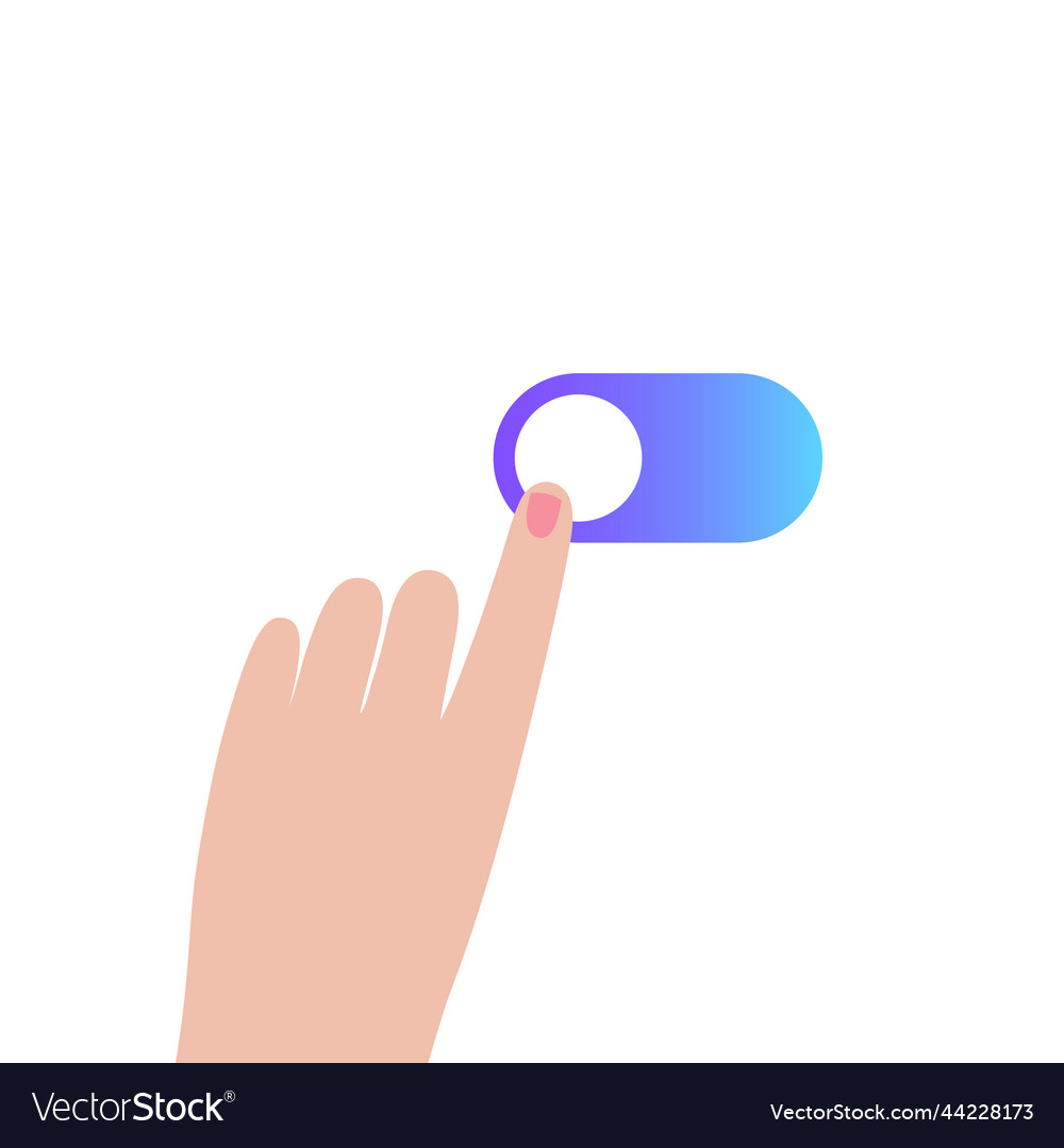 Toggle Switch Icon - White Background