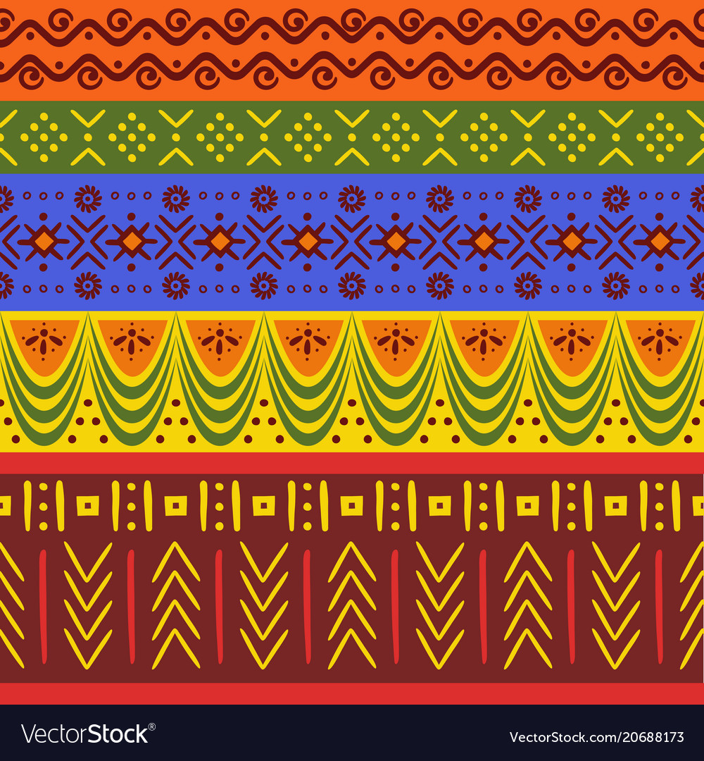 Tribal ethnic seamless pattern