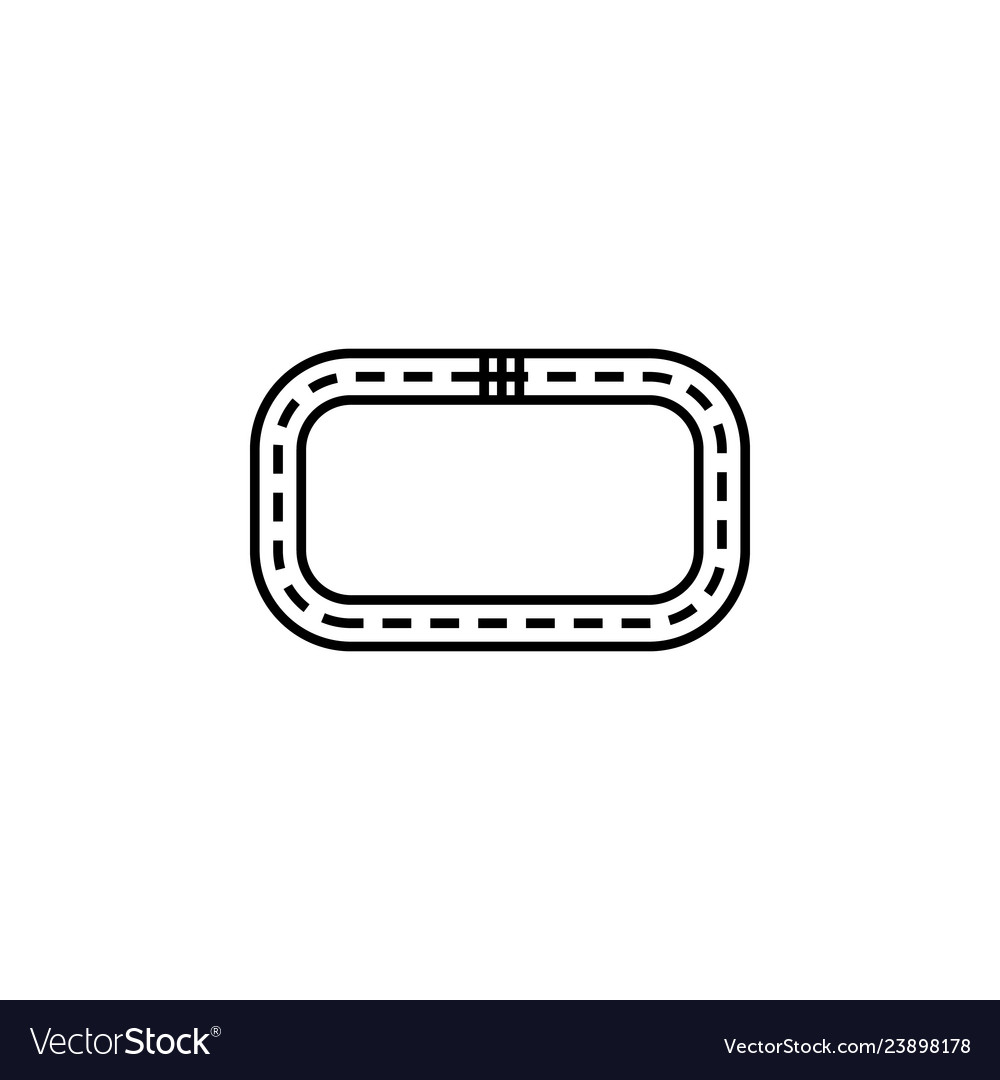 Circular Racing Track Icon