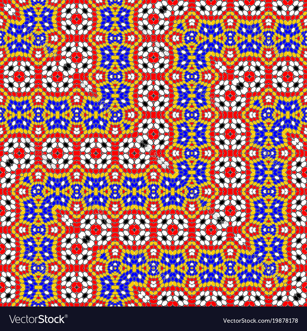Design seamless colorful mosaic pattern