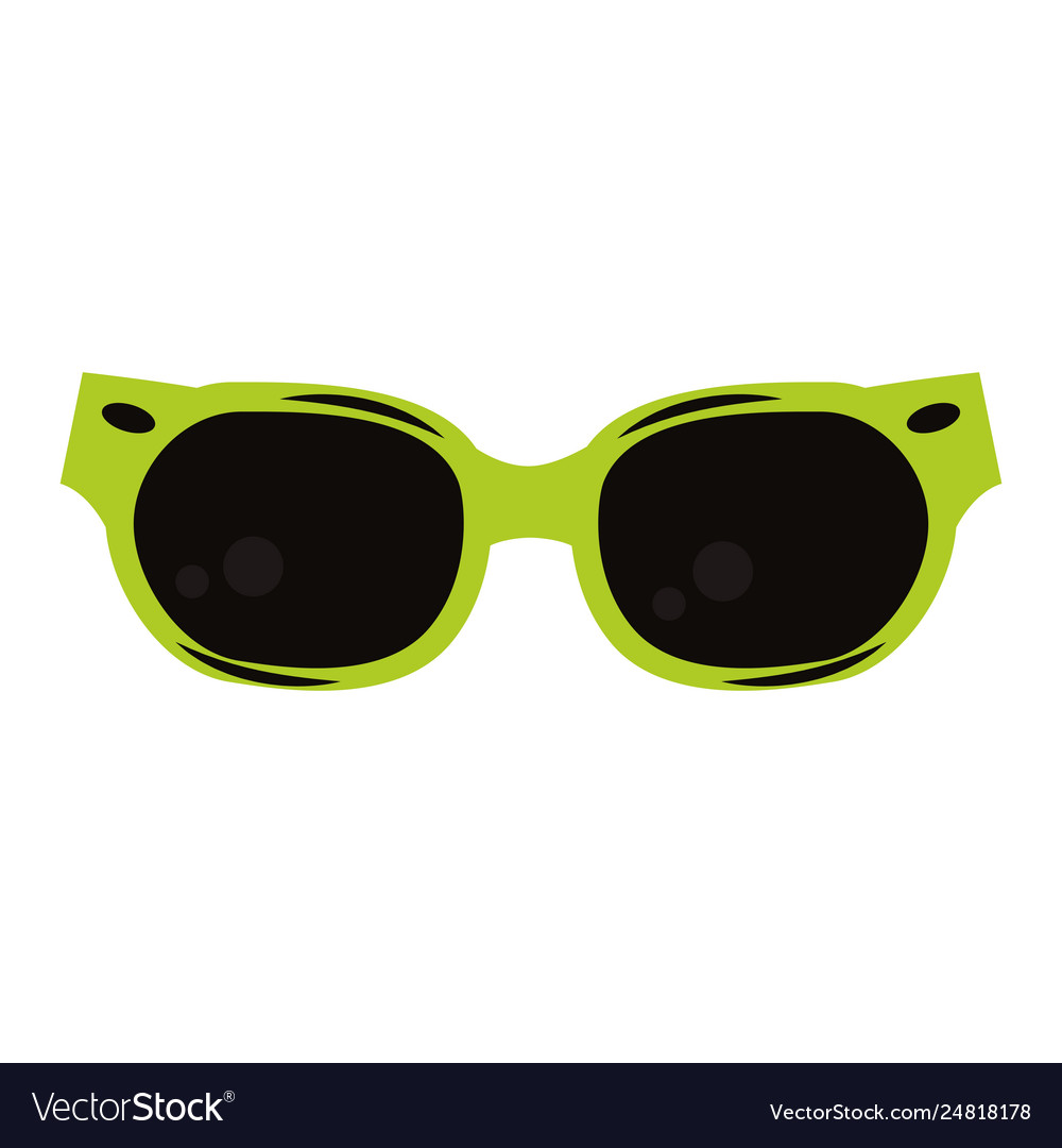 Fashion sunglasses cartoon Royalty Free Vector Image