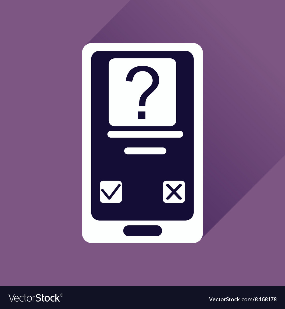 Flat web icon with long shadow mobile applications