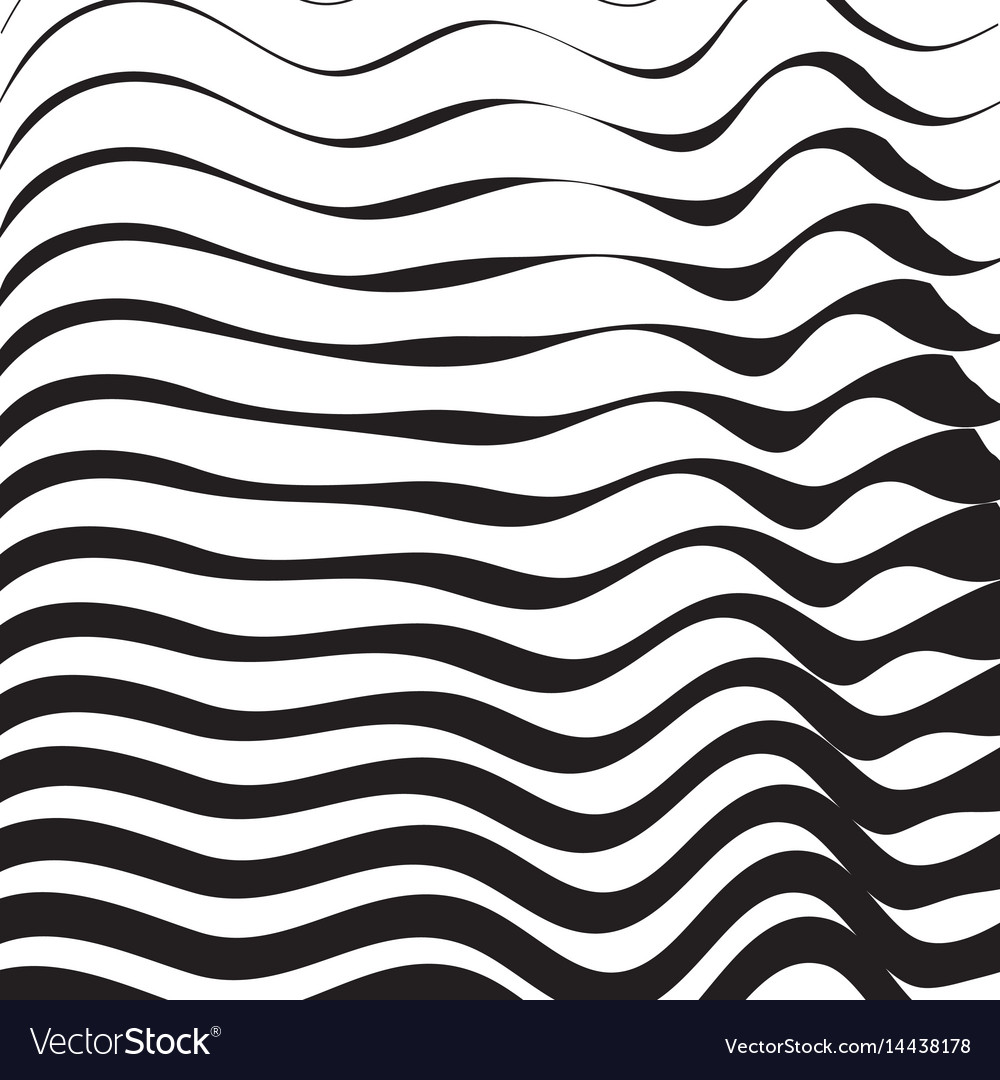 Halftone Wave Pattern
