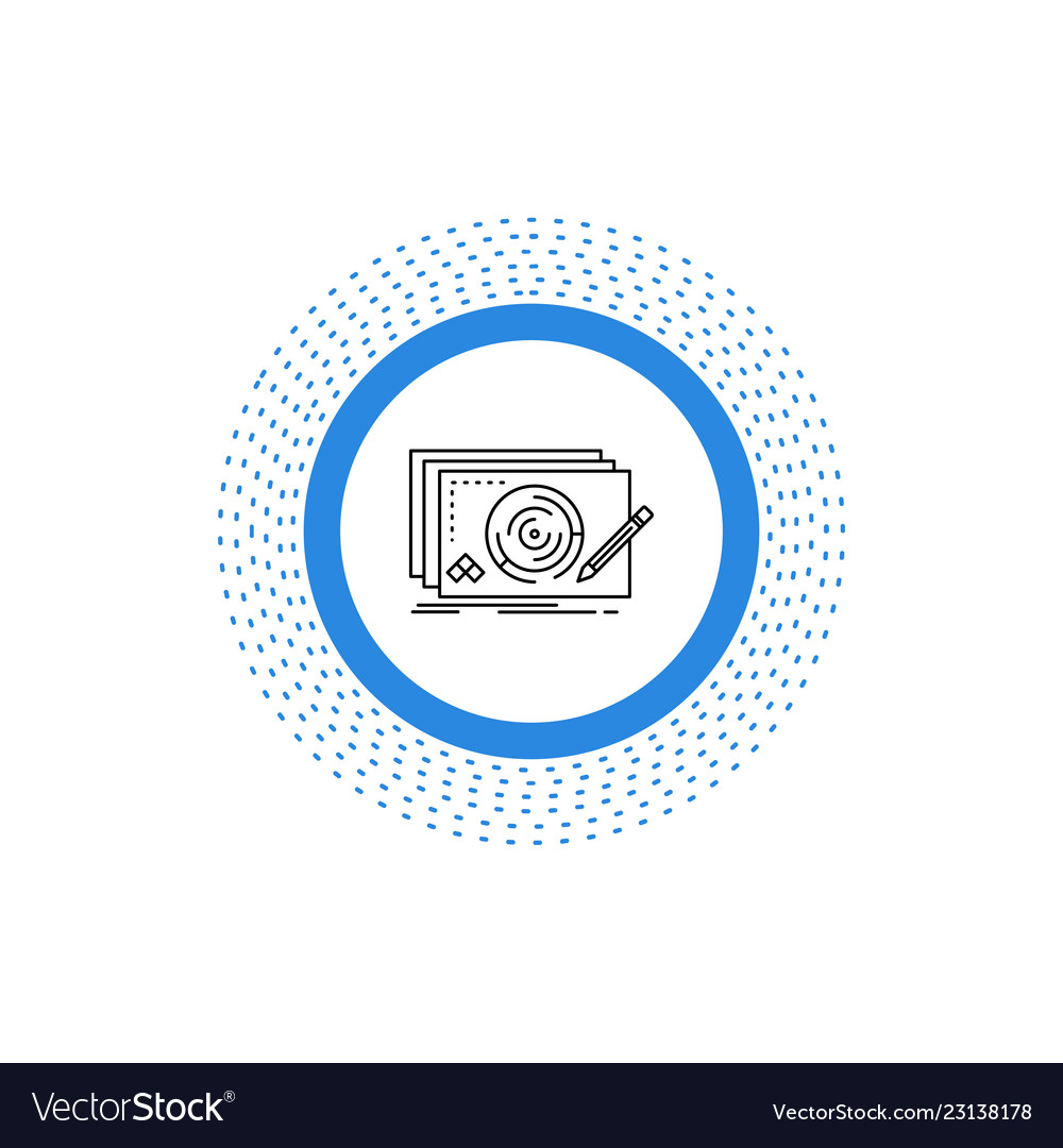 Level design new complete game line icon isolated Vector Image Level design new complete game line icon isolated