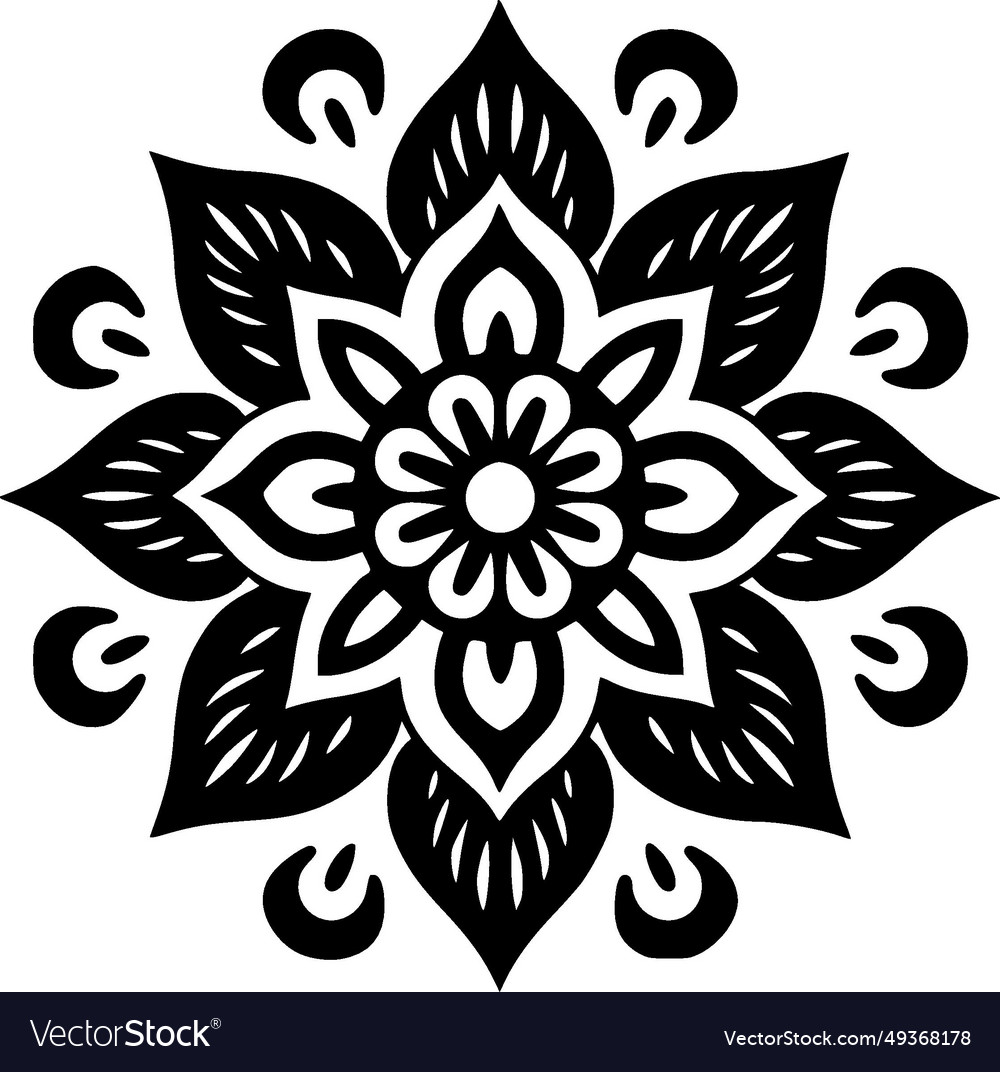 Mandala - high quality logo ideal for t-shirt