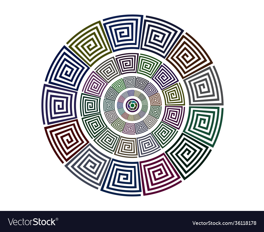 Patterns in a circle