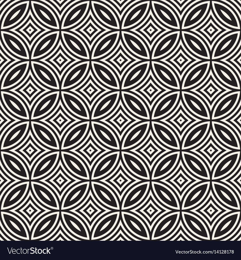 Rounded Geometric Lines Pattern