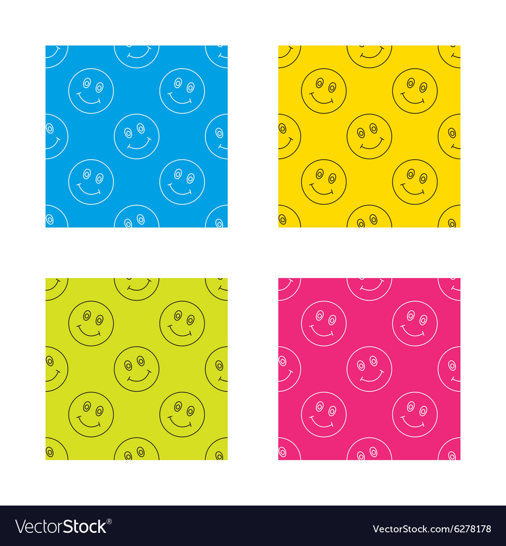 Smile icon positive happy face sign