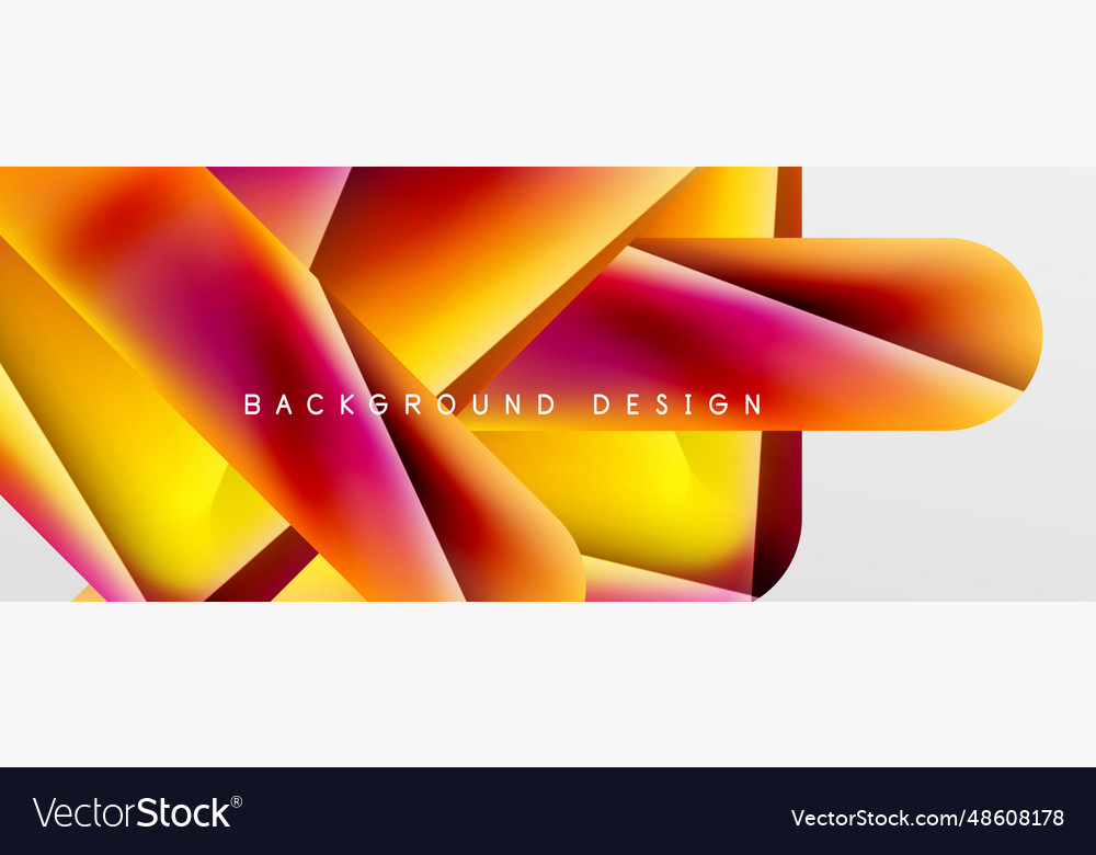 Triangle fluid color gradient abstract background