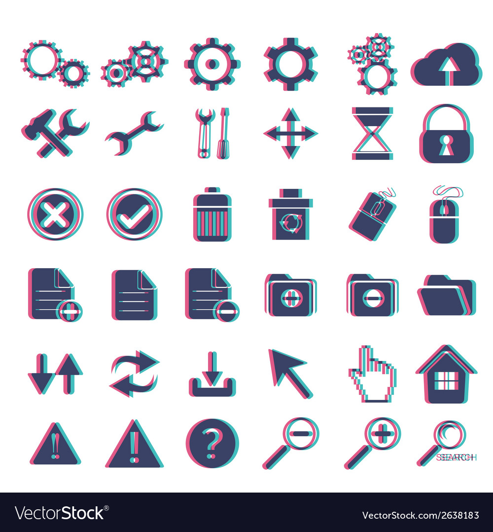 Basic web icon set