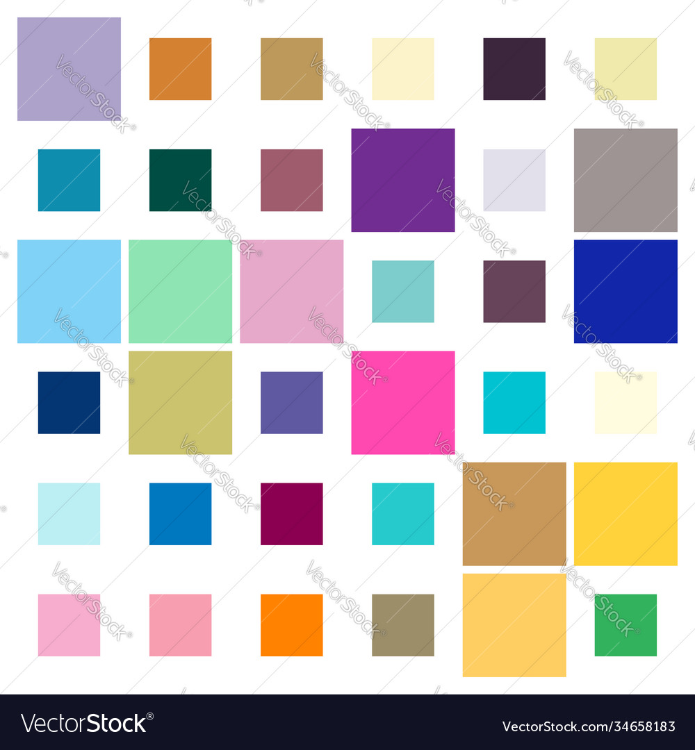 Random size squares design element
