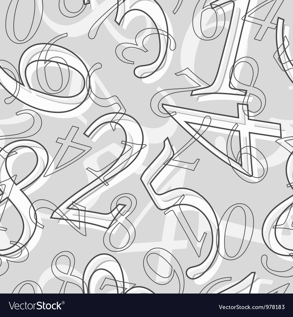 Seamless mathematical pattern