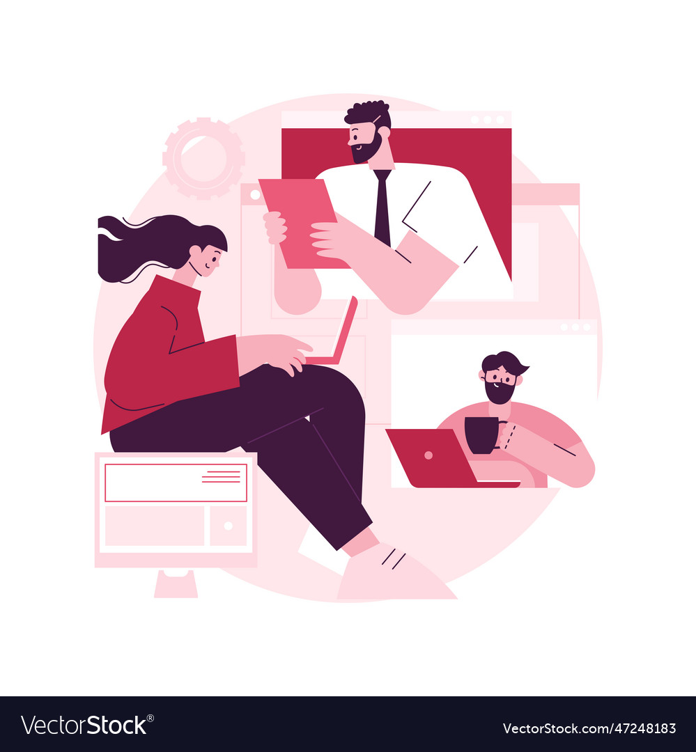 Workflow abstract concept