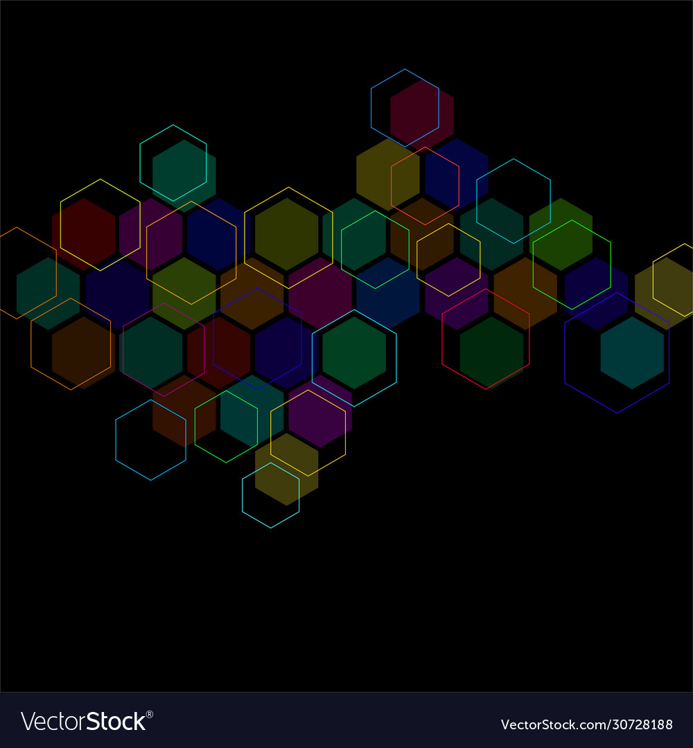 Abstract geometric background with colorful