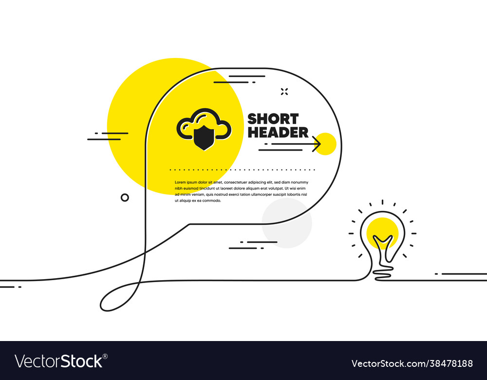 Cloud computing protection icon internet data vector image Cloud computing protection icon internet data
