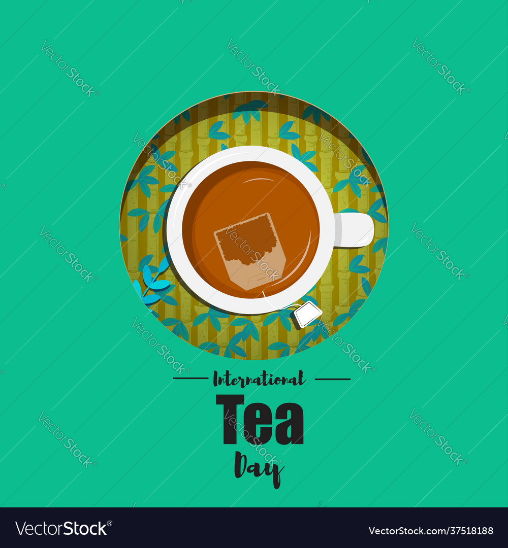 Concept international tea day