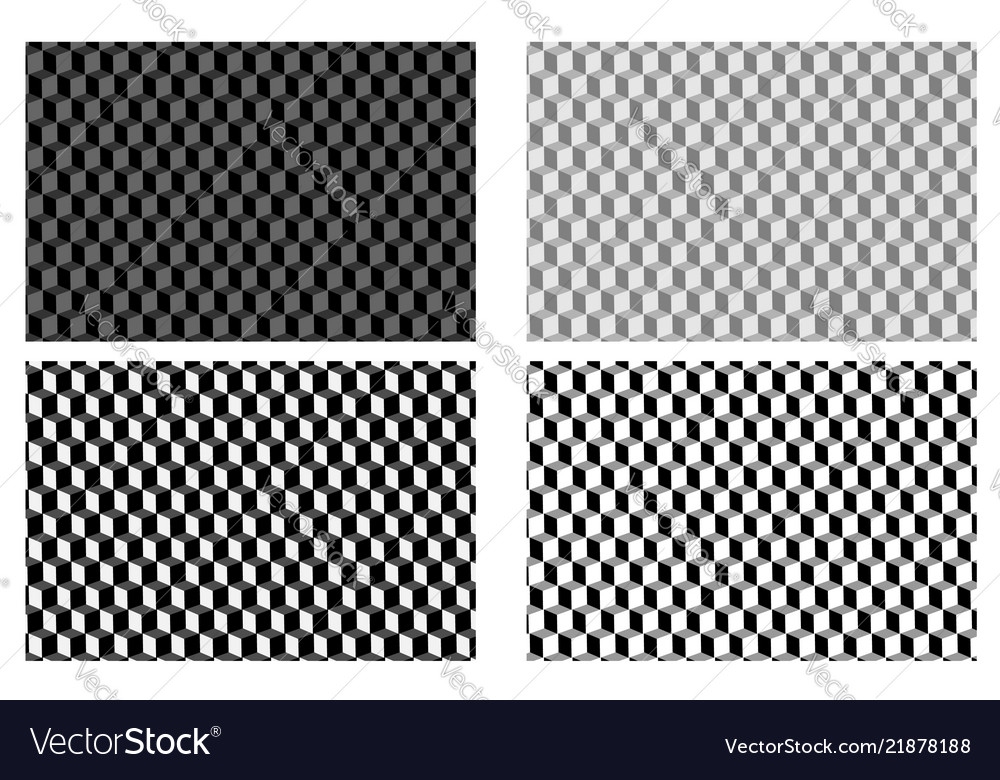 Cube - abstract pattern vector image Cube - abstract pattern
