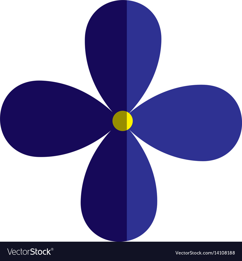 Cute flower decorative icon