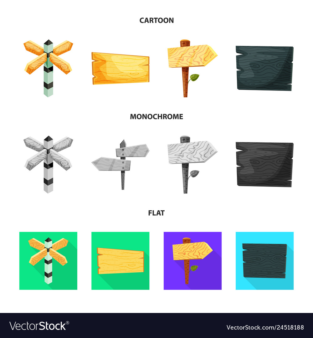Isolated object of raw and forest logo set vector image Isolated object of raw and forest logo set