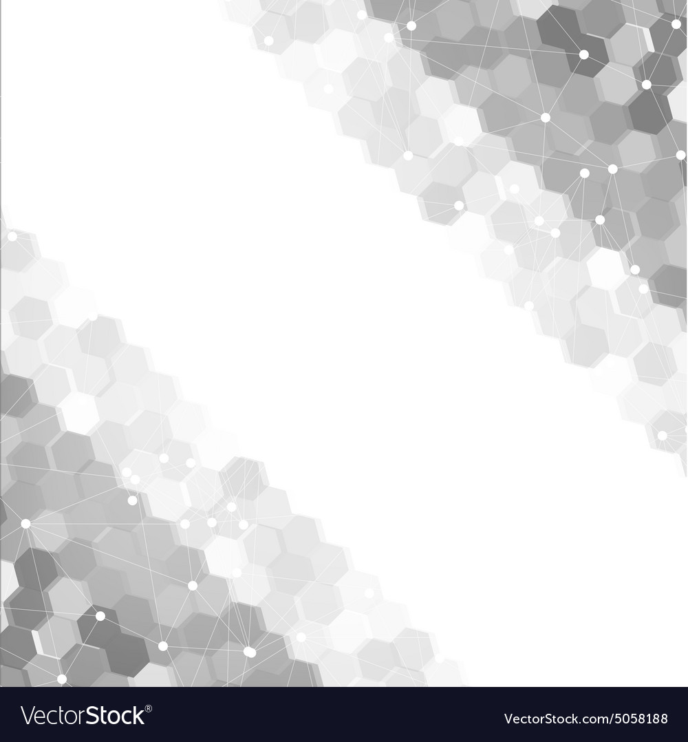 Modern Geometric Hexagonal Background