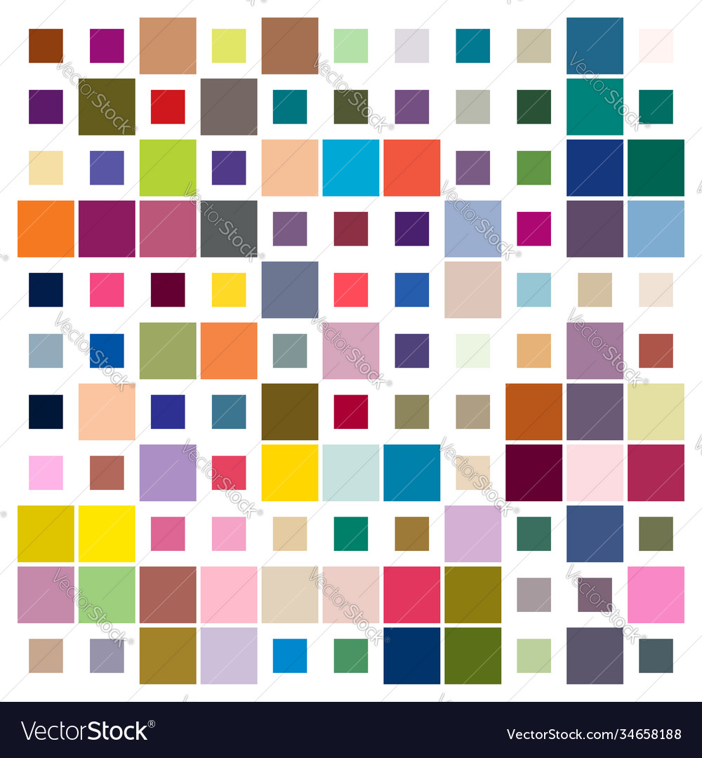 Random size squares design element