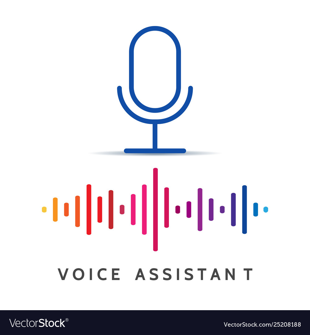 Voice recognition help Royalty Free Vector Image