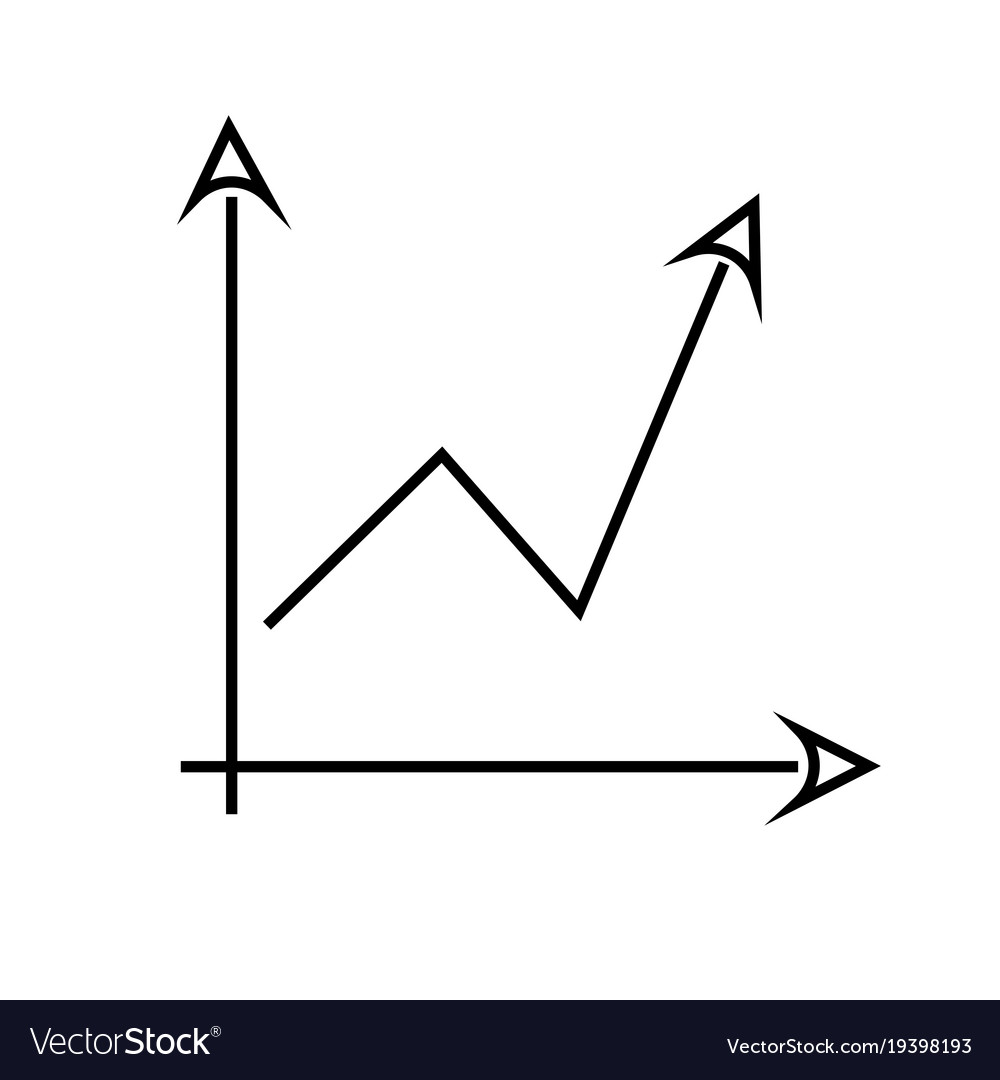 Arrow Chart Icon - Data Visualization