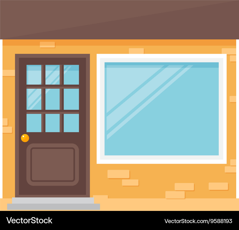 Building isolated Royalty Free Vector Image - VectorStock