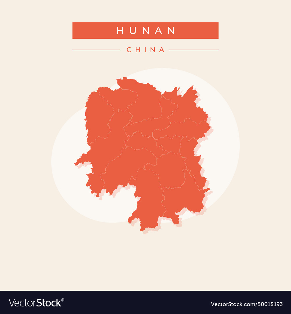 Hunan map china