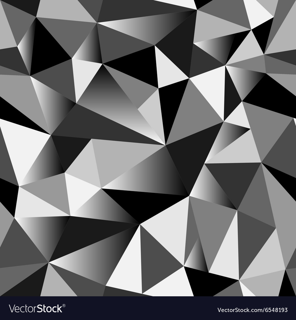 Low Poly Triangular Seamless Pattern