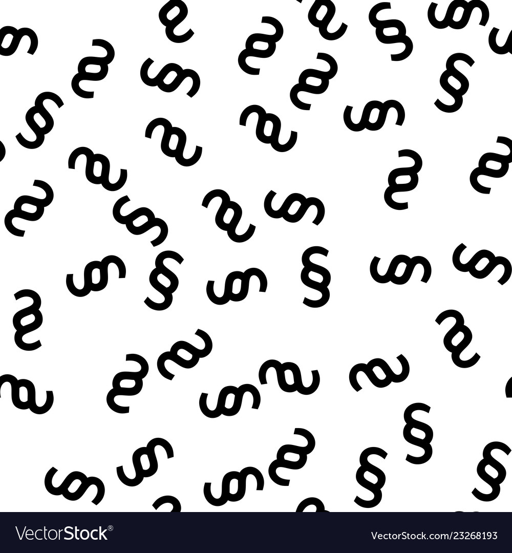 Section signs random seamless pattern vector image Section signs random seamless pattern