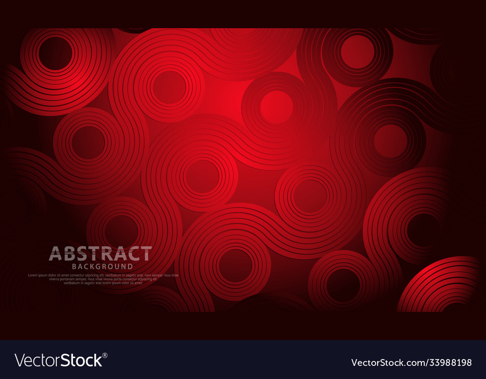 Abstract wave lines and round shapes background vector image Abstract wave lines and round shapes background