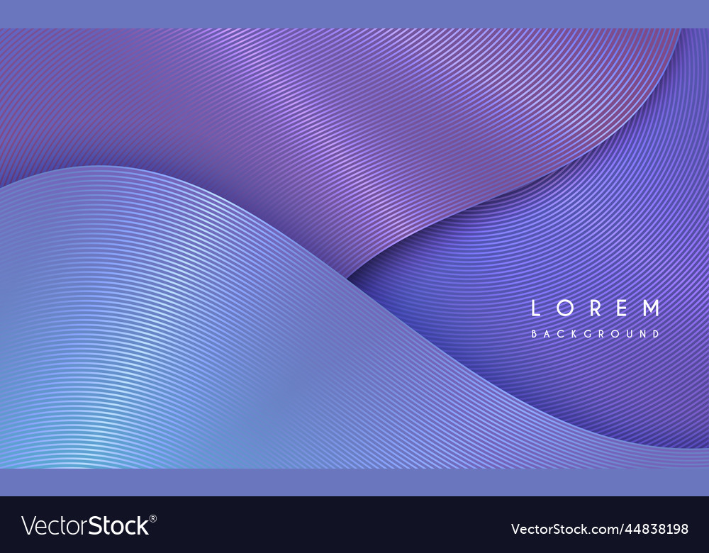 Abstract waved color lines background Royalty Free Vector
