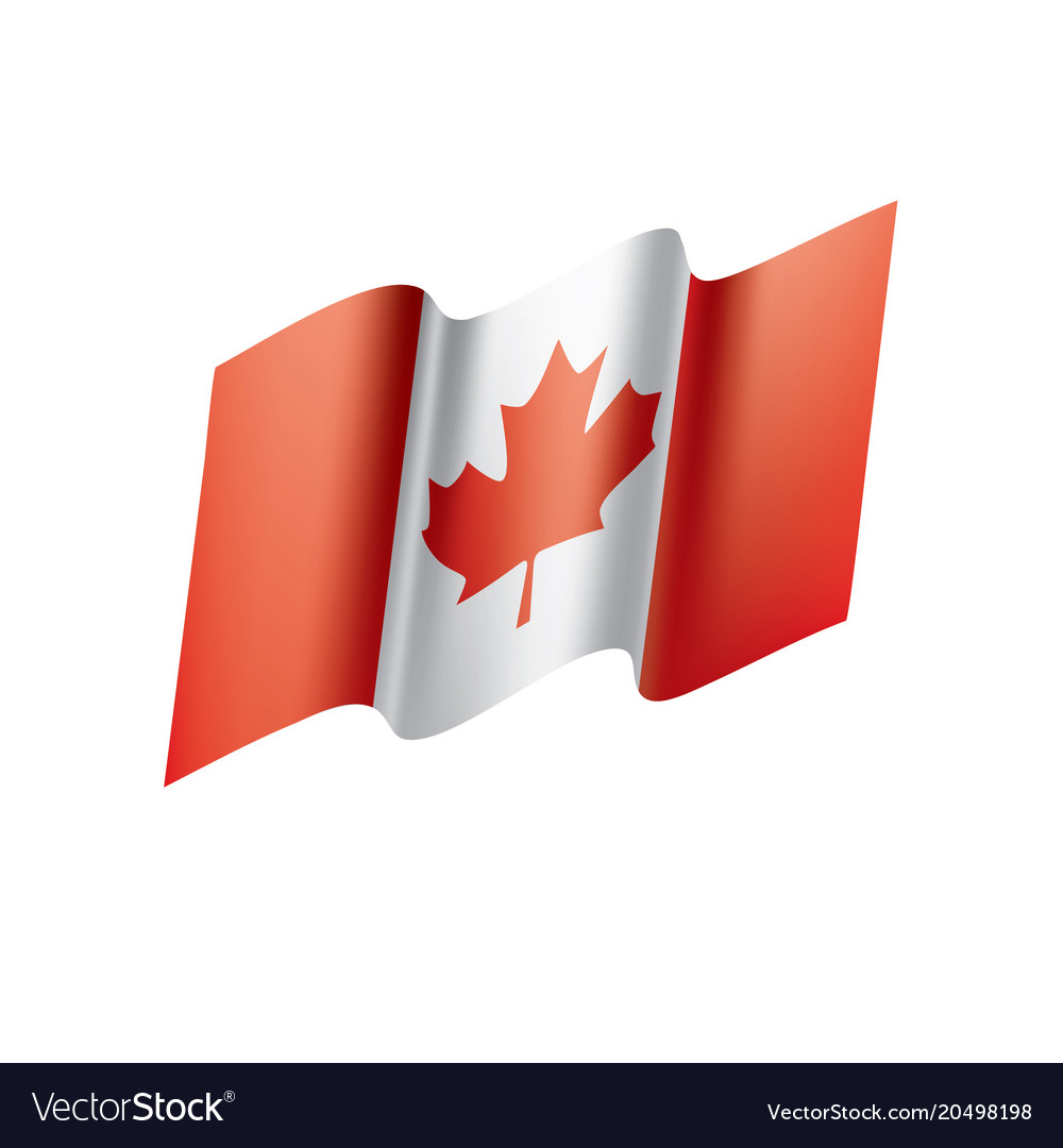 Canada flag Royalty Free Vector Image - VectorStock