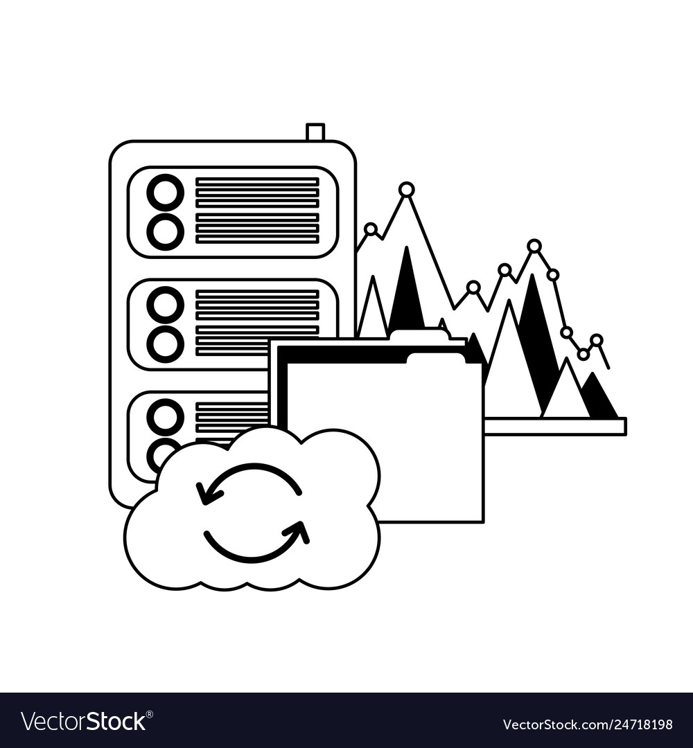 Cloud computing folder database center statistics