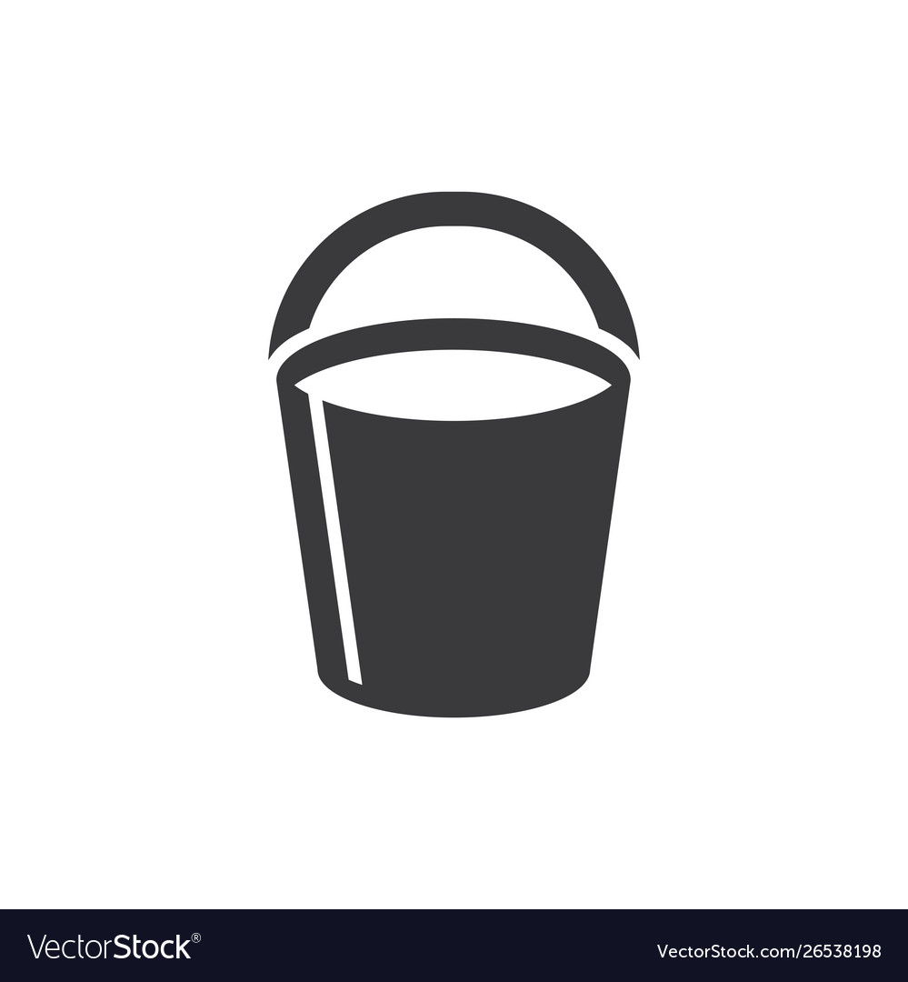 Empty bucket icon