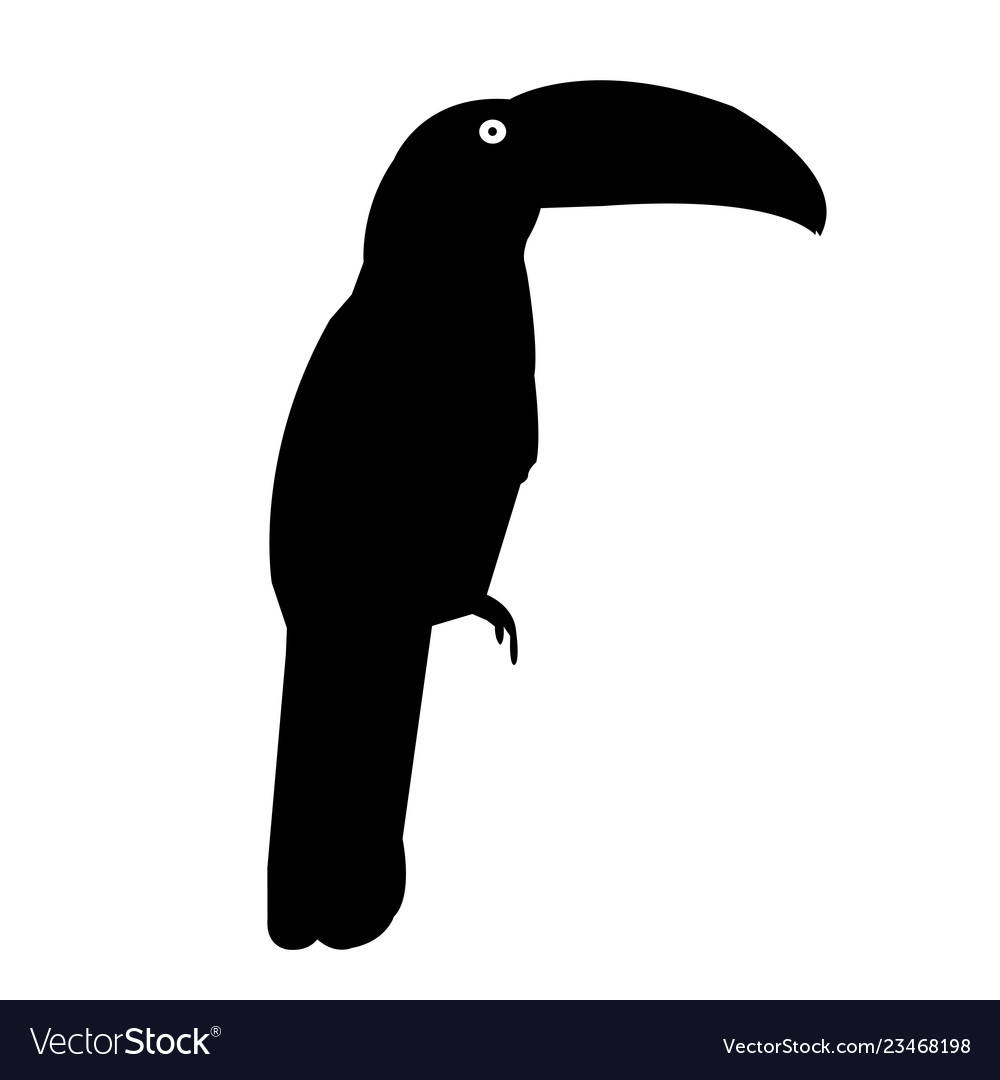 Papagei Vogel Silhouette Symbol eps