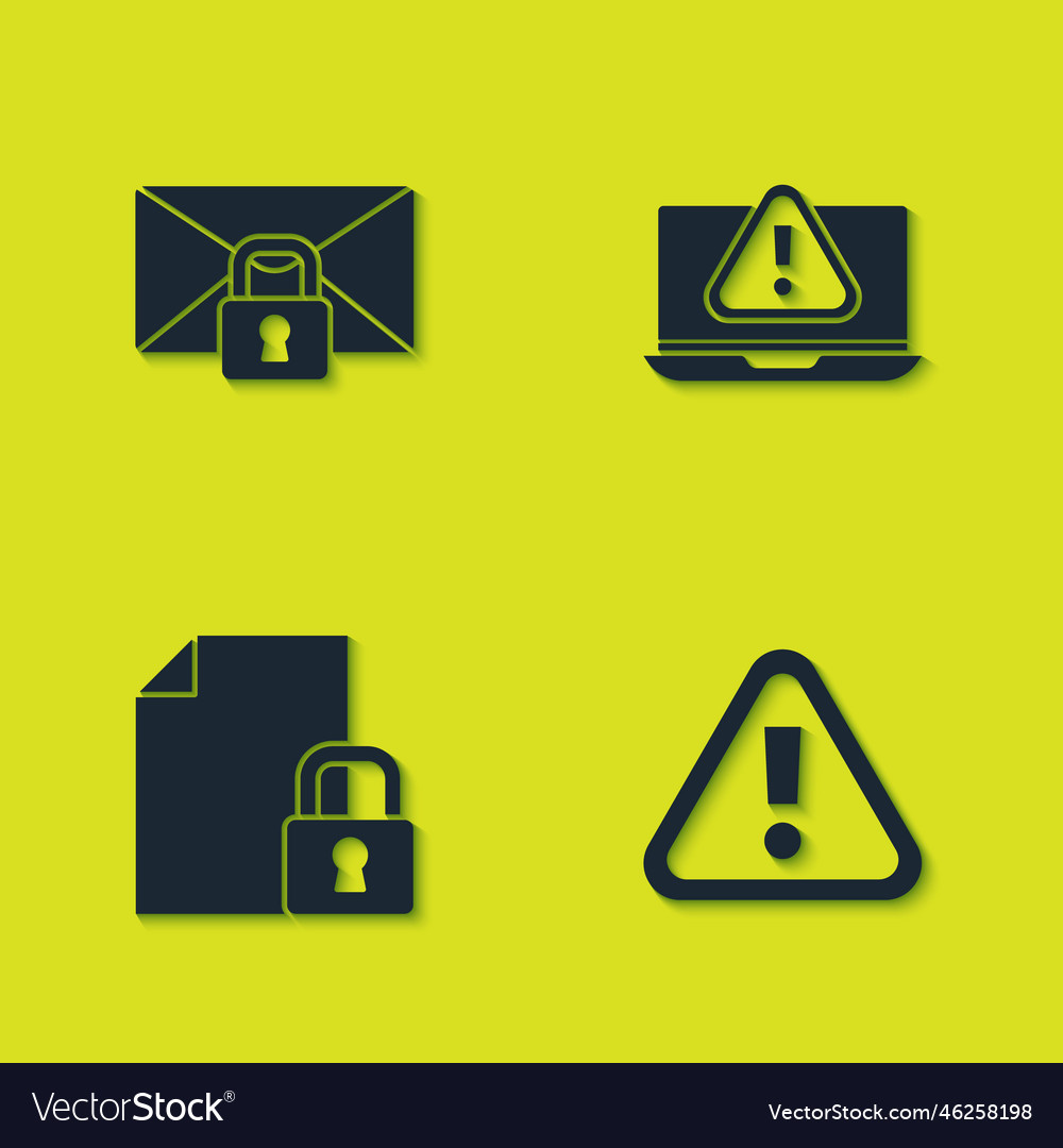 Set mail message lock password exclamation mark