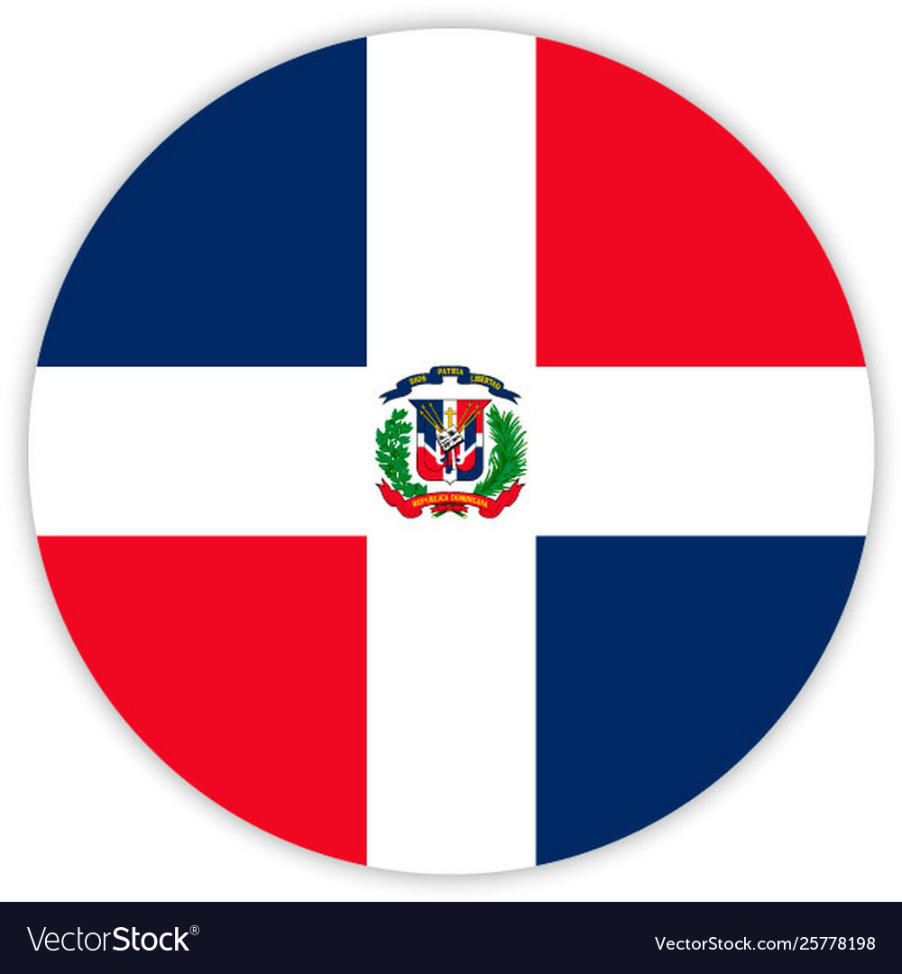 Simple round flag Vector Image Simple round flag